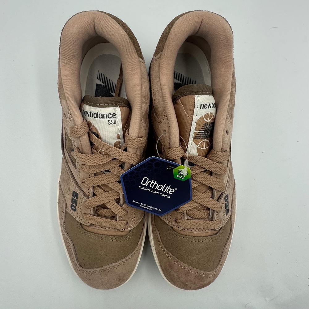 New Balance 550 Brown Suede Shoe BBW550RD Neutral Minimal Streetwear Women 6 NIB - Picture 10 of 12